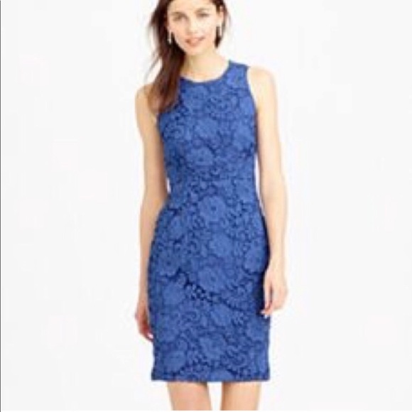 floral lace sheath dress